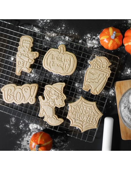 Set Cortadores Y Sellos De Galletas De Halloween 3ud PME