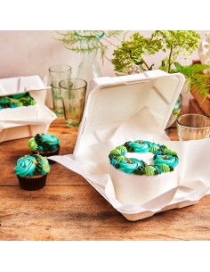 Caja Blanca Bento Cakes 15x15cm 10uds Funcakes 2