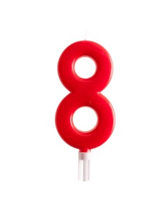 Vela Gigante Número 8 Dekora 2