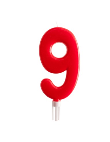 Vela Gigante Número 9 Dekora