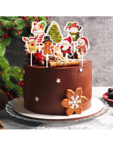 Toppers Motivos Navideños 16ud Dekora