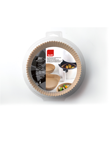 Bandeja Desechable freidora Aire 16x4,5cm, Ibili