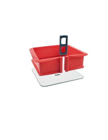 Molde Desmontable Cuadrado Con Base De Cristal...