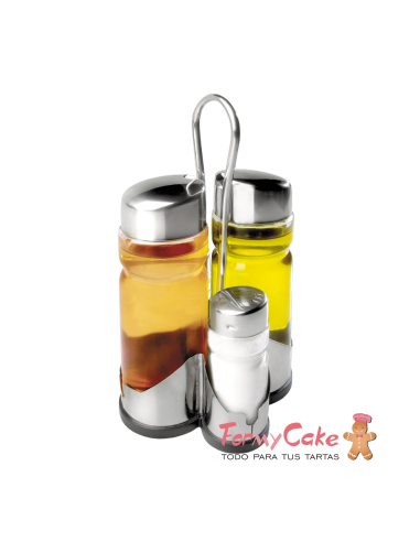 Set Vinagreras 4pcs Clásica Ibili