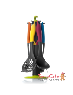 Set De utensilios Con Soporte 6uds Ibili