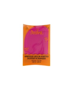 Set de Espátulas con Ángulo, Plástico, Magenta, 2 Ud. Decora 2