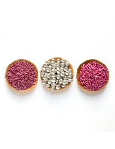 Set Decor Mix Plata Y Rosa 85gr Decora 2