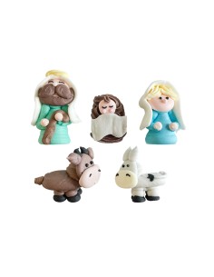 Decoración De Azúcar Figuritas Belén 3D  Decora 2