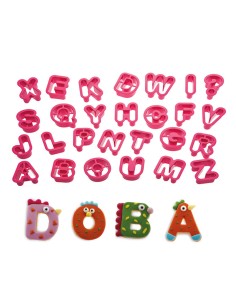 Kit 27 Cortantes Alfabeto 5,2x2,2cm Decora 2