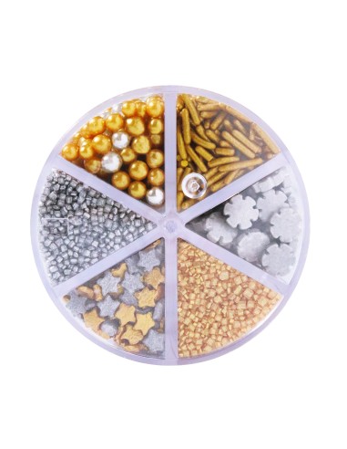 Sprinkle Navidad 6 En 1 Brillo Festivo 196g PME