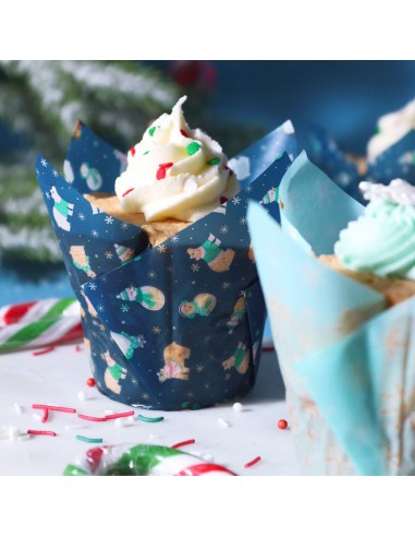 Cápsulas Muffins Navideñas Congelado 24ud PME