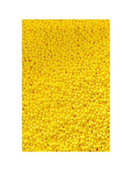 Bola Amarillo Pastel 4mm 90g. Azucren