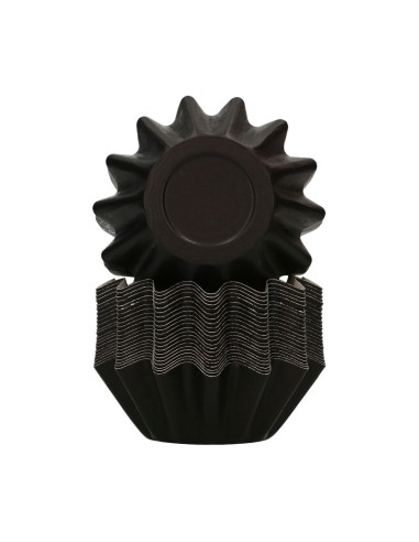 Cápsulas para Hornear Bloom Negras 48ud. Funcakes
