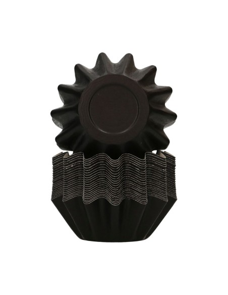 Cápsulas para Hornear Bloom Negras 48ud. Funcakes