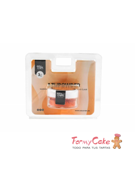 Colorante En Polvo Concentrado Naranja 3gr Azupowder