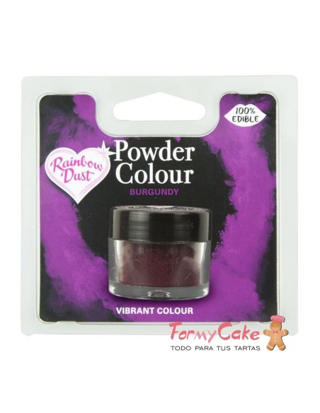 Colorante en Polvo Burgundy 2gr Rainbow Dust