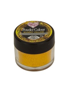 Colorante en Polvo Sunset Yellow 2gr Rainbow Dust 2
