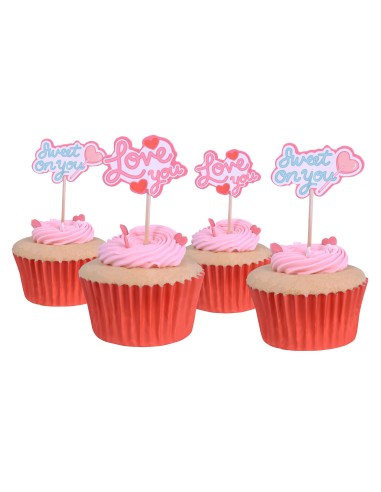 Toppers De San Valentín "Sweet On You" Para...