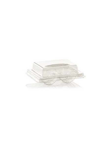 Caja 4 Macarons Transparente