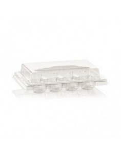 Caja 8 Macarons Transparente