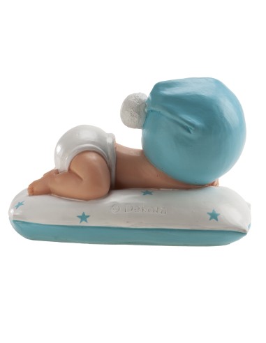 Figura para Tarta Bautizo Niño Dormido Pompón...