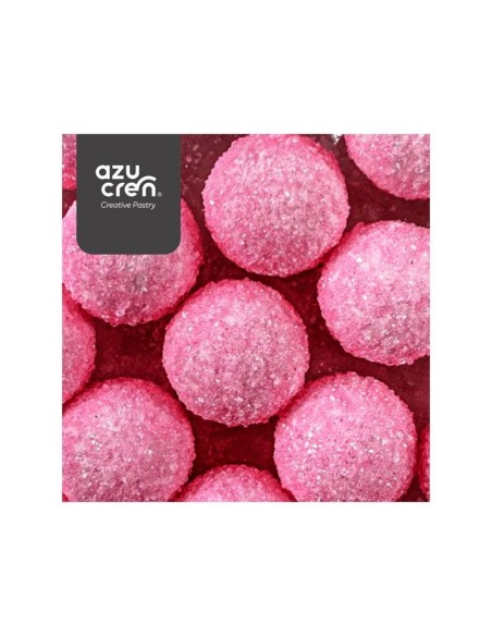 Bolas De Azucar Fucsia Glitter 60g. Azucren