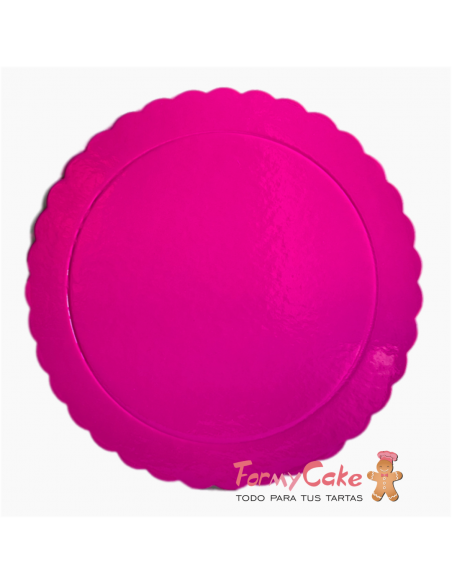 Base Ondulada Extrafuerte fucsia 25cm