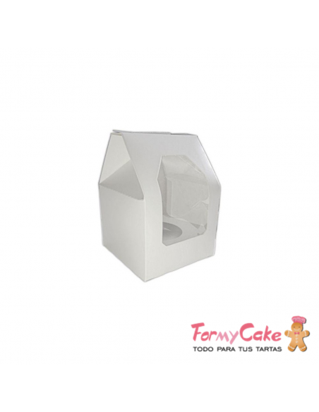 Caja 1 Cupcakes Blanca
