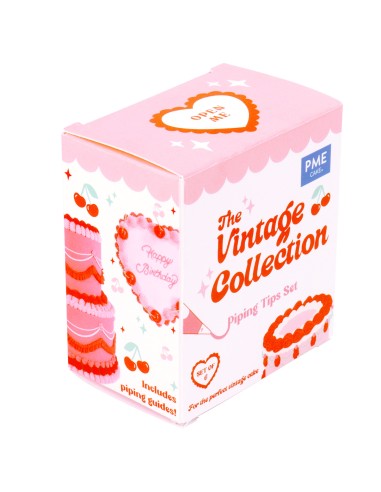 Boquillas Para Decoración "Vintage Cake" 6uds PME