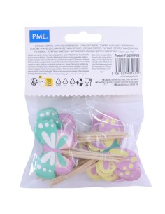 Toppers De Mariposas 24uds PME 2