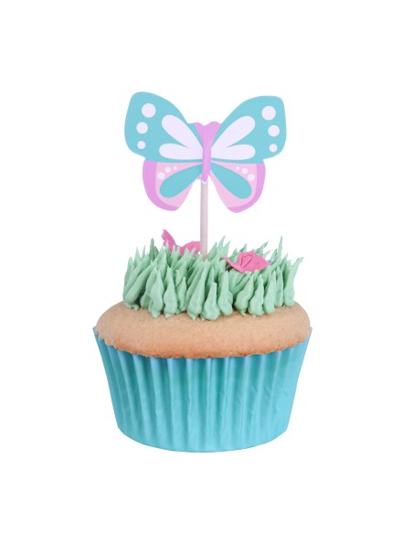 Toppers De Mariposas 24uds PME