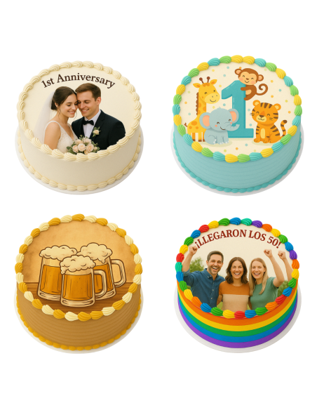 Impresión Comestible Personalizada en Papel Fondant A4