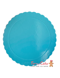 Base Ondulada Extrafuerte azul 30cm