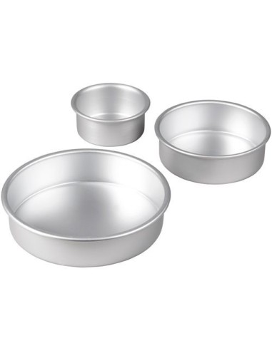 Set Moldes Redondos 3ud  Wilton