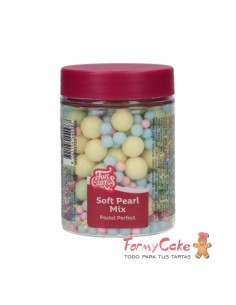 Soft Pearls Mix Pastel Perfect 80g Funcakes
