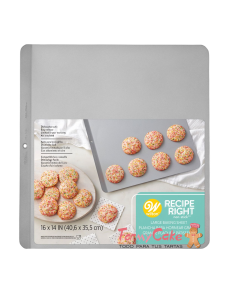 Bandeja Galletas Sin Bordes 40,6x35,5cm Wilton