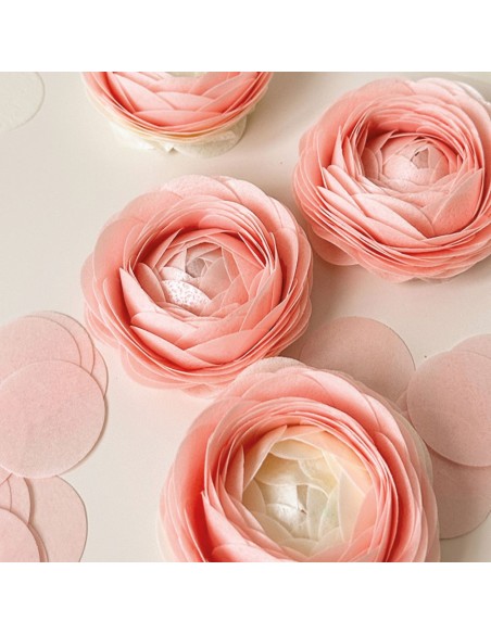 Obleas Finas de Colores 10uds Decora | Papel Comestible para Flores