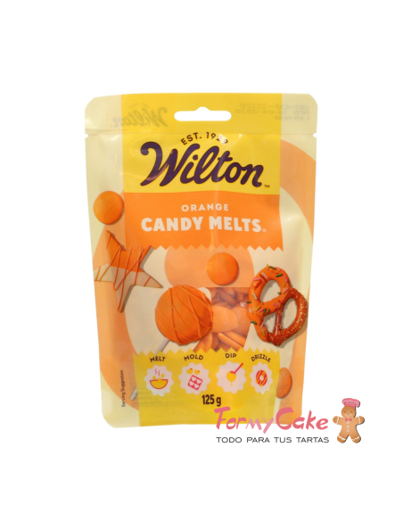 Candy Melts Naranja 125gr Wilton