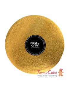 Base Redonda Gruesa Oro 30cm Azucren