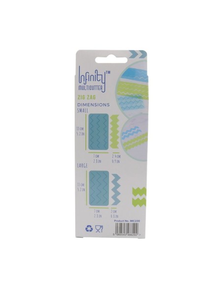 Cortador Infinity Multicutter Zig Zag 2uds PME