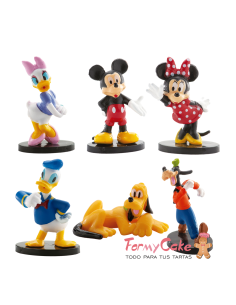 Set Roscón de Reyes Figuras Disney| Mickey & Amigos | 3CM
