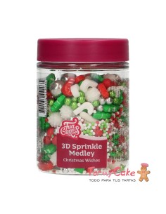 Sprinkles Medley 3D Deseos De Navidad 70G Funcakes