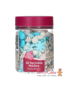 Sprinkles Medley 3D Inviernos Helados 70G Funcakes