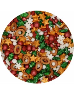 Sprinkles Medley 3D Besos De Muerdago 70G Funcakes 2