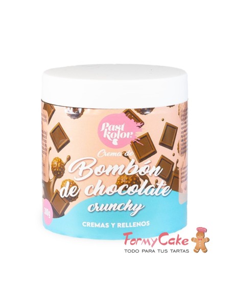 Crema De Bombón De Chocolate Crunchy 300gr Pastkolor
