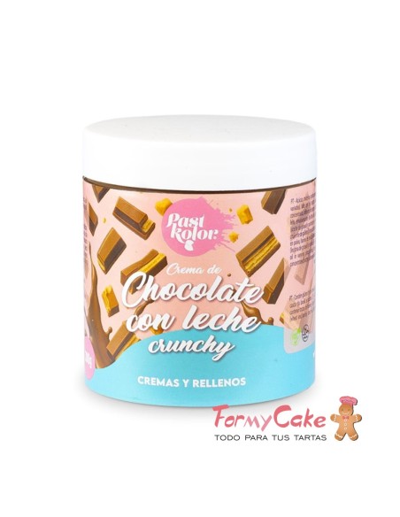 Crema De Chocolate Con Leche Crunchy 300gr Pastkolor