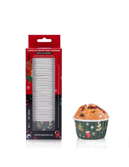 Cápsulas Rigidas Árbol De Navidad 50ud Azucren