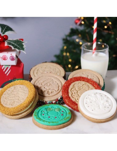 Set De Sellos En Relieve Para Galletas De...