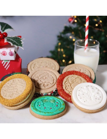 Set De Sellos En Relieve Para Galletas De Navidad 7uds PME