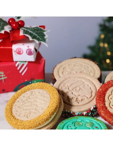 Set De Sellos En Relieve Para Galletas De Navidad 7uds PME